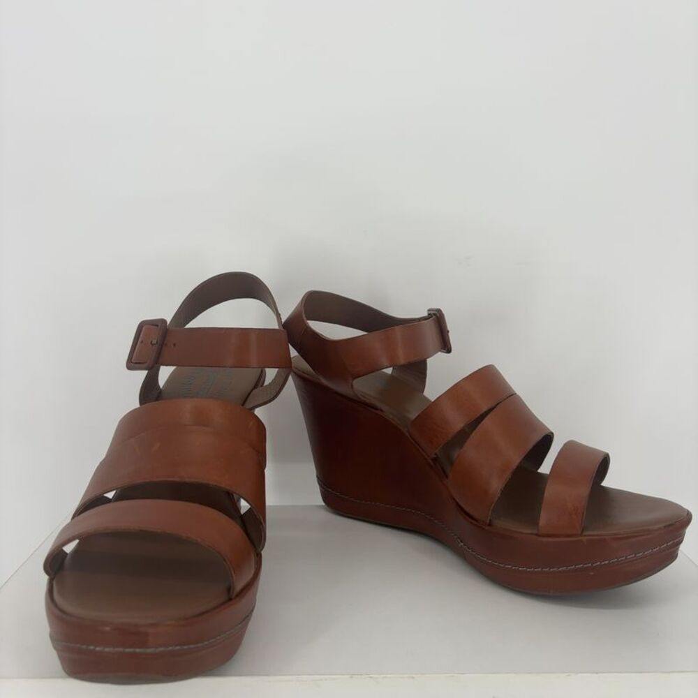 Kork Ease Wedge Sandals in Brown